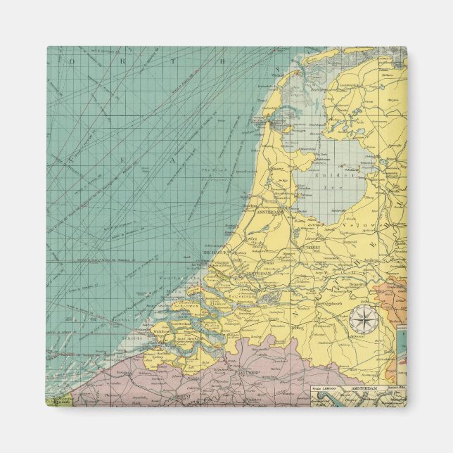 Imán Puertos marítimos de Inglaterra (Frente)