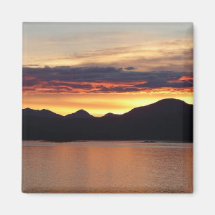 Imán Puesta de sol de Alaska I Hermosa fotografía de Al