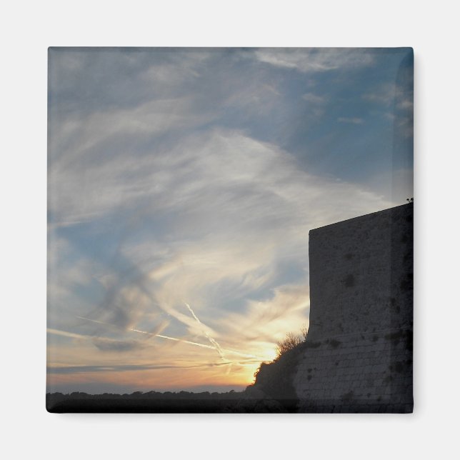 Imán Puesta de sol de Croacia (Frente)