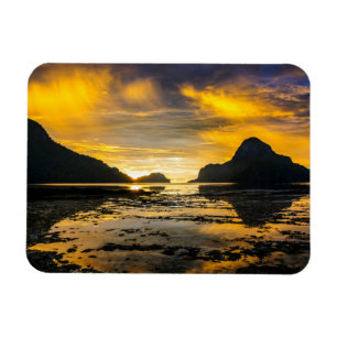 Imán Puesta De Sol De La Bahía De El Nido