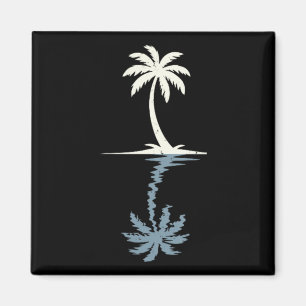 Imán Puesta de sol de palmera Trocal Playa Vacaciones V