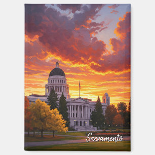 Imán Puesta de sol en el Capitolio del Estado de Califo