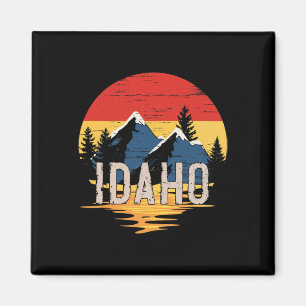 Imán Puesta de sol en la montaña de Idaho Idaho al aire