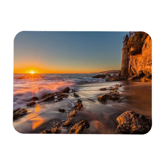 Imán Puesta de sol en Victoria Beach (Horizontal)