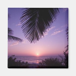 Imán Puesta de sol en West End, Cayman Brac, Islas Caim