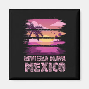 Imán Puesta de sol México Riviera Maya Vacaciones de Ve