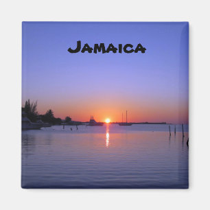 IMÁN PUESTA DE SOL SOBRE JAMAICA