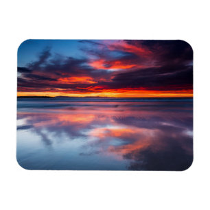 Imán Puesta de sol sobre las Islas del Canal, CA