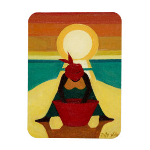 Imán Puesta del sol africana 2009