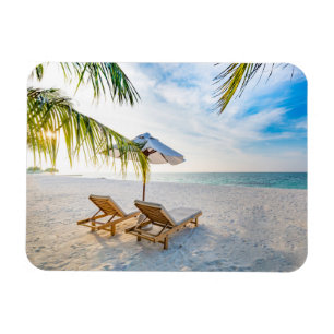 Imán Puesta del sol asombrosa de la playa