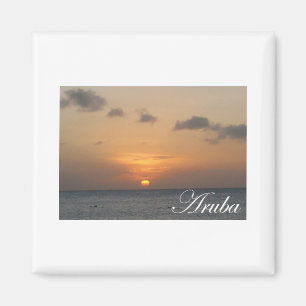 Imán Puesta del sol de Aruba