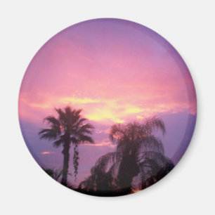 Imán Puesta del sol de Coloful la Florida