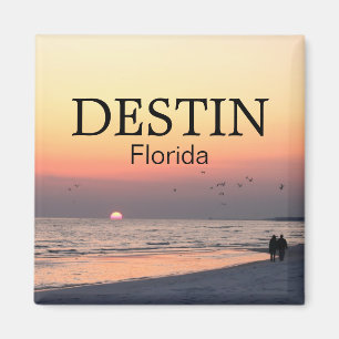 Imán Puesta del sol de Destin la Florida - par que