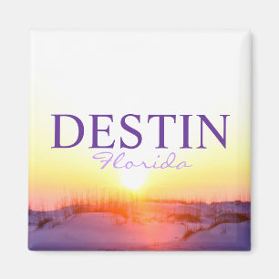 Imán Puesta del sol de Destin la Florida sobre las