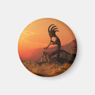 Imán Puesta del sol de Kokopelli
