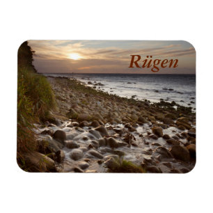 Imán Puesta del sol de la costa de Mecklenburg