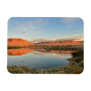 Imán Puesta del sol de Laguna Nimez, EL Calafate