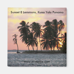 Imán Puesta del sol, E Lemmons, Kuna Yala, Panamá