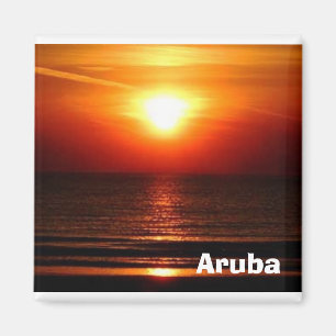Imán puesta del sol en Aruba