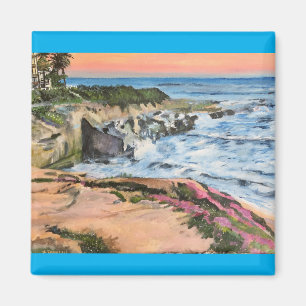 Imán Puesta del sol en La Jolla Cove
