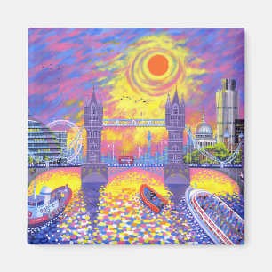 Imán Puesta del sol: Piscina de Londres 2013