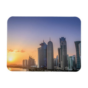 Imán Puesta del sol sobre la ciudad de Doha, Qatar