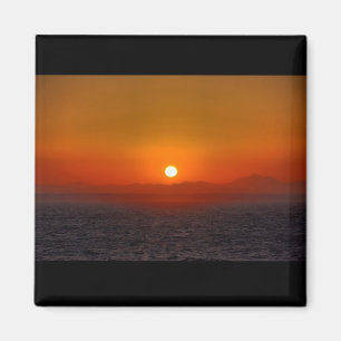 Imán Puesta del sol sobre las montañas egipcias