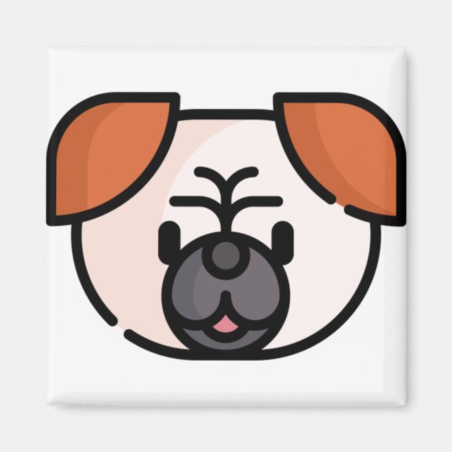 Imán Pug (Frente)