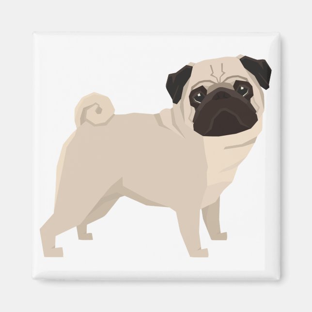 Imán Pug (Frente)