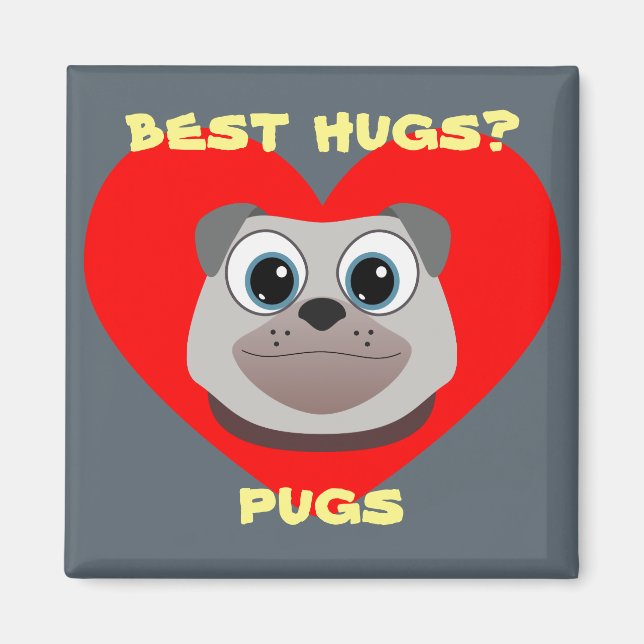 Imán Pug (Frente)
