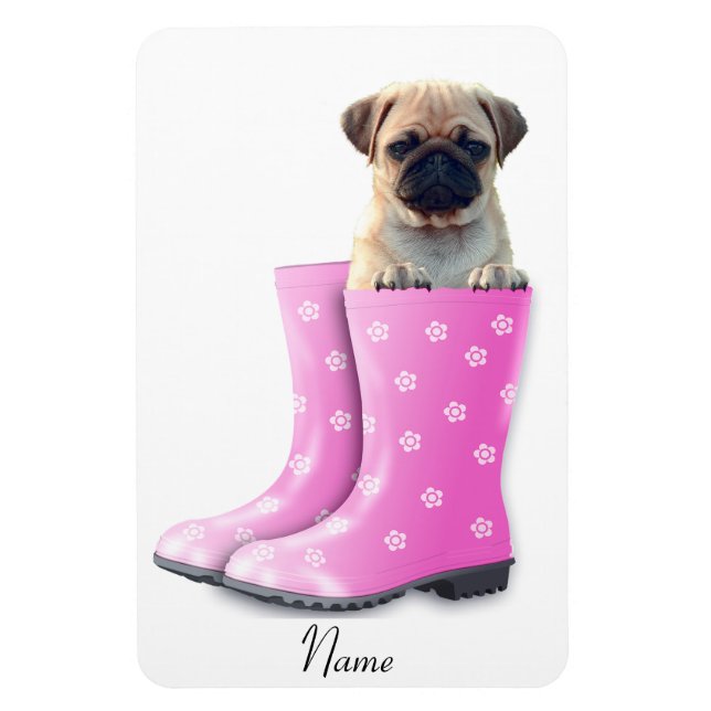 Imán Pug (Vertical)