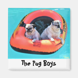 Imán ''Pug Boys'' de Bruce Tunis