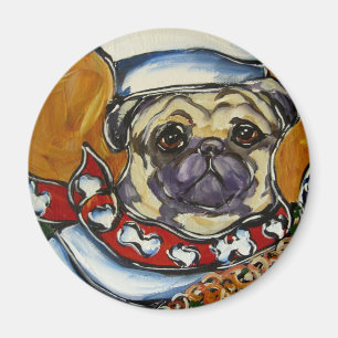 Imán Pug Chef