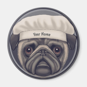 Imán Pug Chef