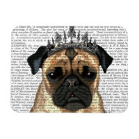 Pug Con Tiara