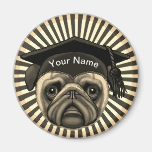 Imán Pug Grad