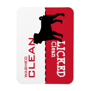 Imán Pug Lavavajillas Personalizable Tus Palabras Rótul