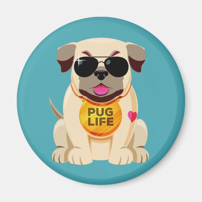 Imán Pug Life (Frente)