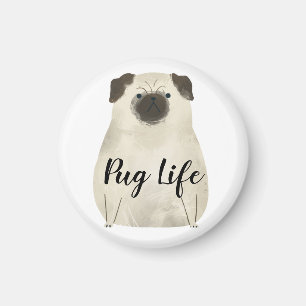 Imán Pug Life es gracioso