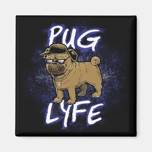 Imán Pug Lyfe (Frente)