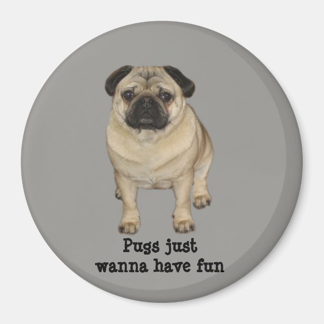 Imán Pug Magnet (Frente)