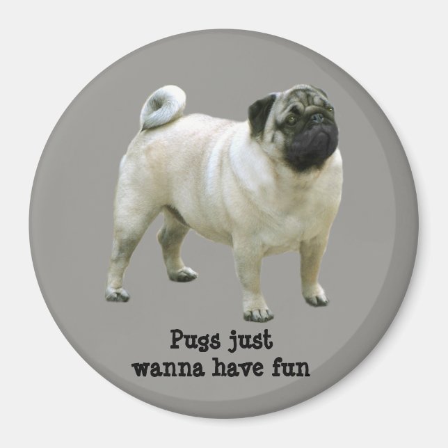 Imán Pug Magnet (Frente)