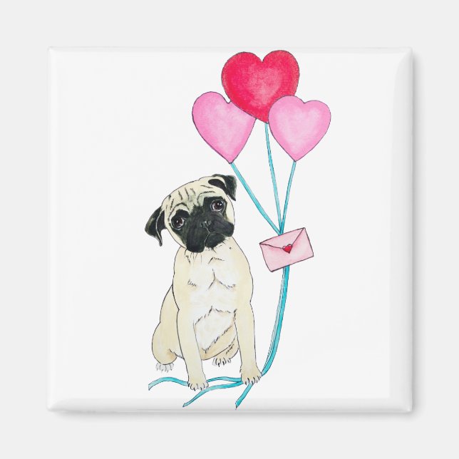 Imán Pug Magnet (Frente)