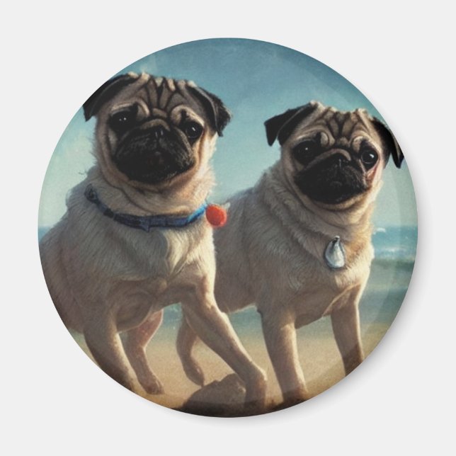 Imán Pug Magnet (Frente)