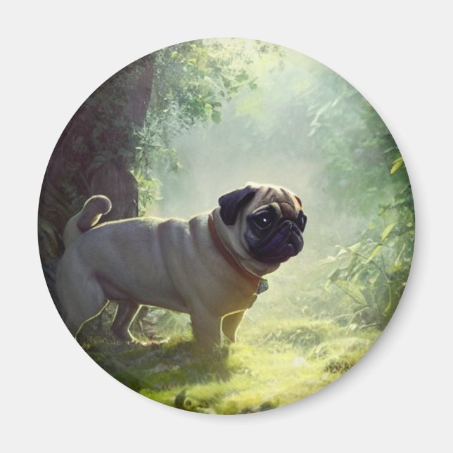 Imán Pug Magnet (Frente)