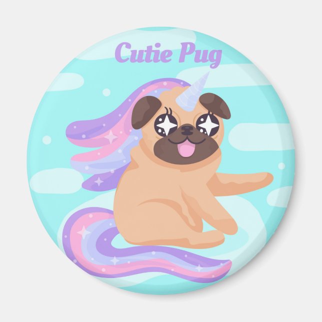 Imán Pug Magnet (Frente)