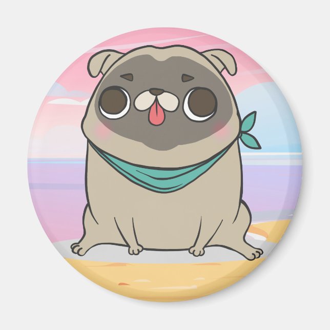 Imán Pug Magnet (Frente)