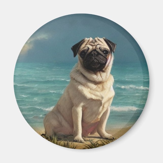 Imán Pug Magnet (Frente)
