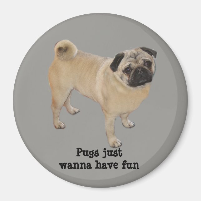 Imán Pug Magnet (Frente)