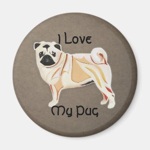 Imán Pug Magnet